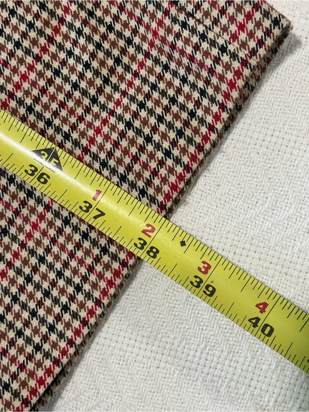 Tommy Hilfiger Brown Glen Plaid Cropped Slim Pants - Picture 8 of 14